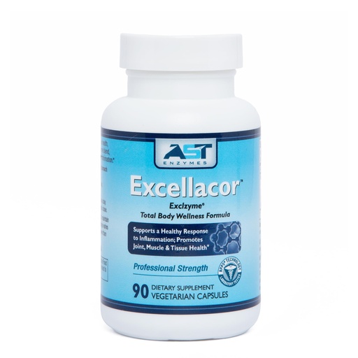 [BRSWIGQTDEBRQYDI] Excellacor-90 Systemic Enzyme Supplement – Acid-Resistant Serrapeptase & Proteolytic Enzymes – Supports Healthy Inflammation Response, Joint Function & Circulation – 90 Vegetarian Capsules