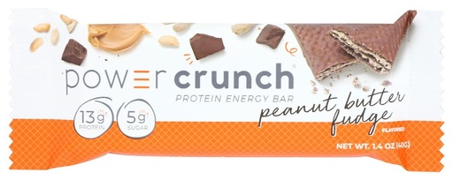 [BRSWIZQOCQEGM2I3] Power Crunch Bars, Peanut Butter Creme, 12 Bars, From BioNutritional
