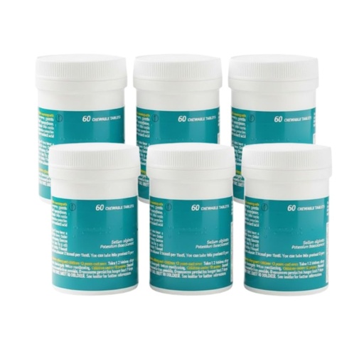 [BRSRGGD4BUMQIFDB] GAV Advance Mint Chewable Tablets 60 Pack Mint Acid Reflux & Heartburn - 6 Pack