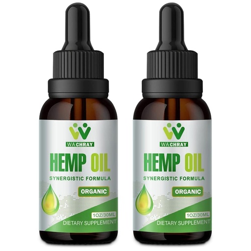 [BRSRGAYPAANA2334] Hemp Oil Drops (2 Pack)