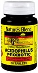 [BRSWIGQRA57AYDTY] Nature's Blend Acidophilus Probiotic 60 Tablets
