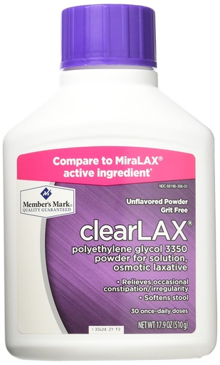 [BRSWKYAGCQMRWH32] Member's Mark ClearLAX (17.9 Ounce, 3 Pack)