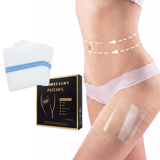 [BRSRGBIKAB7GKGTD] Body Lift Tape To Smooth Wrinkles & Hide Sagging Skinto- Allergy free material PU Film Lifting Patches for Legs/Arms/Abdomen/Hips & Chest Invisible Physical Lifting to Perfect Body Shape 24PCS
