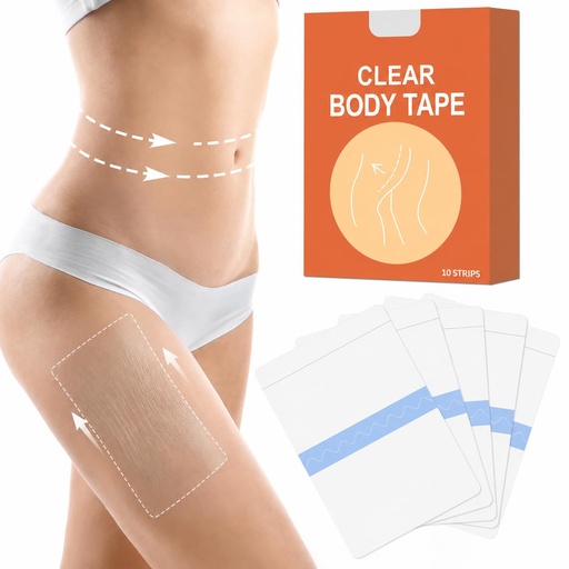[BRSRGCQPO57QIYLP] Thigh Lift Tape for Loose Skin, Waterproof Invisible Firming Patches for Legs, Reducing Thigh Friction, Lift and Patches Legs for Sagging Skin, Stomach, Arms, Body Tape for Women, 1BOX