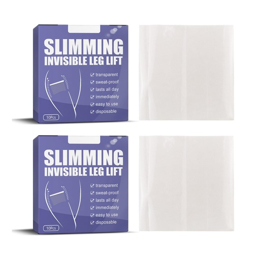 [BRSROFITA57Q2CLZ] Thigh Lift Tape Transparent Lifting Adhesive Bandage Patch for Leg Body Sagging Skin Fat Anti Chafing Ultra Thin Inner Paste Waterproof Pad Disposable Shaping Leg Lifting Stickers (20pcs)