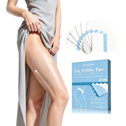 [BRSRYY32CAJWYAD2] New Thigh Lift Tape for Loose Skin, Invisible Waterproof Anti-Chafing Body Tape, Instant Firming Patches for Legs Stomach Arms, Sweatproof Thigh Tape for Women for Dresses Sports Daily Wear
