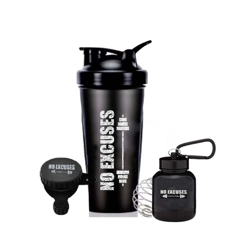 [BRSRMCY3BEPGEYD4] Protein Shaker Bottle, Shaker Bottles For Protein Mixes; Pre Workout With Protein Powder Container To Go, Protein Powder Travel Container & Gym Keychain Container Included.