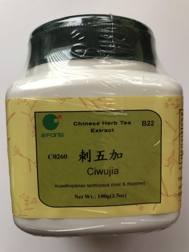 [BRSWIZTZBJ7RQYD2] Ci Wu Jia - Manyprickle Acanthopanax Root, 100 Grams,(E-Fong)