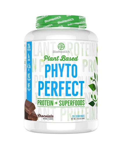 [BRSWGCT5CQGWA336] Phyto Perfect Chocolate (2lb) | Vegan Protein Plus Superfoods | Protein Plus Organic Veggies and Organic Fruits