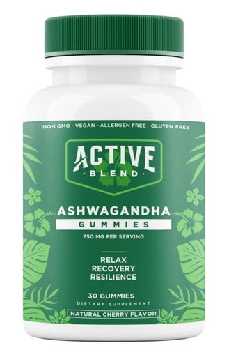[BRSRAAYYPINQACDL] Ashwagandha Gummies – Supports Calm, Balanced Mood & Immune Support | 750mg Ashwagandha Root, Zinc, and Vitamin D2 | 30 Day Supply | Vegan & Non-GMO – 30 Count