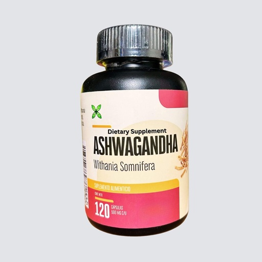 [BRSREGD4CQNREYA4] KM Ashwagandha Dietary Supplement 120 Caps of 500 MG Each