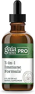 [BRSRMBQECANQYCIZ] GAIA HERBS PRO 3-in-1 Immune Formula - Immune System Support Supplement* - Liquid Supplement with Astragalus Root & Schisandra Berry - 2 fl oz (44 Servings)