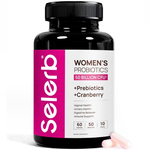[BRSREGILOAHGG3LU] Selerb NAD+ Supplement for Women - NMN Alternative with β-NAD+, Trans-Resveratrol, CoQ10, D-Ribose - Promotes Cellular Renewal, Energy, and Radiant Skin Health (60 Capsules, Womens Probiotic)