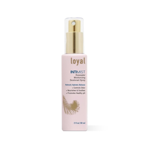 [BRSW2FITBUDWOCL5] Loyal Intimist Rosewater Moisturizing Deodorant Spray | Controls Odor & Dryness | Restore Moisture | Promotes Healthy Intimate Balance (2 fl oz)