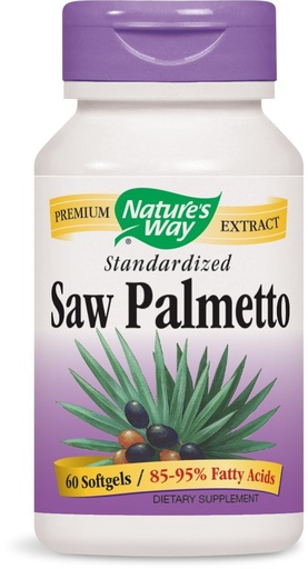 [BRSWIYTQAYIRQFTC] Nature's Way Saw Palmetto, 160 mg per Serving, 60 Softgels