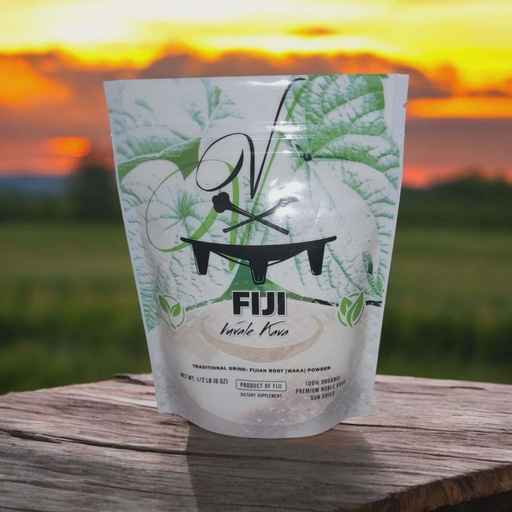 [BRSRGBT6BMBQOCIU] Fiji Vuvale Premium Noble Kava Traditional Grind - Fiji Islands, Fijian Root Waka Powder - 1/2 lb (8oz) Lab Tested Kava: Quality You can Trust