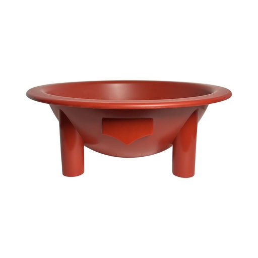 [BRSRAFQNCR6QEHLF] Kavafied Tanoa - Traditional Kava Bowl, 1.5 Gallons, Food Safe PP, 15"x15"x5.5" (Tu'i Tonga Red)