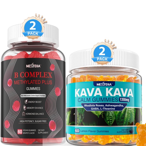 [BRSRAHAEAQFAIAY6] Nextdia B Complex, Kava Gummies