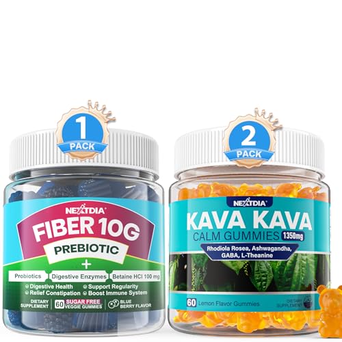 [BRSRAHAEAUOWOFD2] Nextdia Fiber, Kava Gummies
