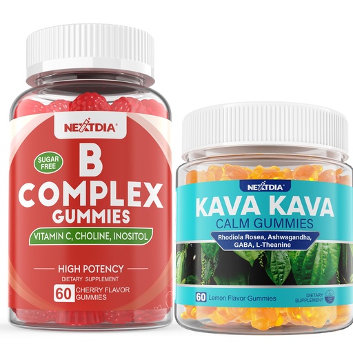 [BRSRAHAEAUHR4ELB] Nextdia Vitamin B Complex, Kava Gummies
