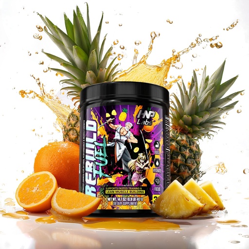 [BRSRACQPAQBG2FA6] HNP Labs Rebuild Fuel Essential Amino Acid Powder – 8g EAAs + Electrolytes for Muscle Recovery, Hydration & Lean Muscle Support – Zero Sugar EAA Drink Mix, Pineapple Orange, 30 Servings