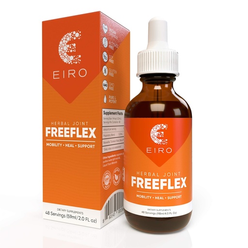 [BRSWGFT5CEDQID3L] EIRO FREEFLEX Herbal Joint Supplement. Turmeric Root, Curcumin, Boswellia and Black Pepper. Superior Absorption