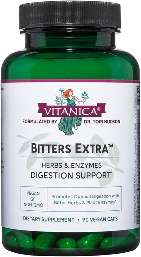 [BRSWIYIMBEFQIET6] Vitanica Bitters Extra, Digestion Support, Vegan, 90 Capsules