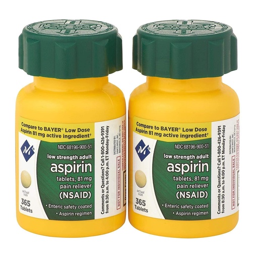 [BRSWGGQKBYMQYYLO] Members Mark 81 mg Low Strength Aspirin (730 Count)