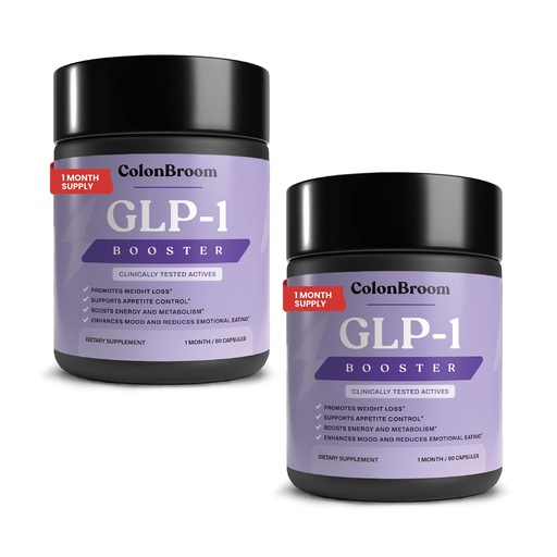 [BRSREGDRDJ6GE2Y6] ColonBroom GLP-1 Weight Management Supplement for Women & Men - GLP1 Supports Gut Health, Metabolic Wellness & Appetite Regulation - Vegan, Gluten-Free Diet Capsules | 120 Count (New Formula)