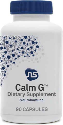 [BRSWIHQEAQGBMAA7] NeuroScience Calm Aid + Immune Support Supplement - Calm G - Alpha Lipoic Acid, L Cysteine, L Theanine & More - Encourage Calm Sleep & Fight Fatigue with Daily Glutamate Management (90 Capsules)