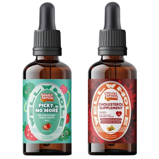 [BRSREHYCOJ6GGFIV] Well&Whole Sulforaphane Supplement Liquid Drops for Kids and Cholesterol Support Liquid Drops