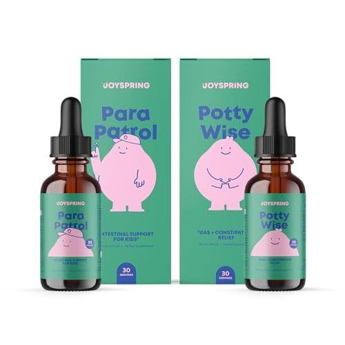 [BRSRAFL2DEPGECTX] JoySpring Kids Daily Brain Routine – Ginkgo Biloba Focus Drops + Sulforaphane Broccoli Extract with Bacopa Monnieri – Liquid Botanical Drops for Children