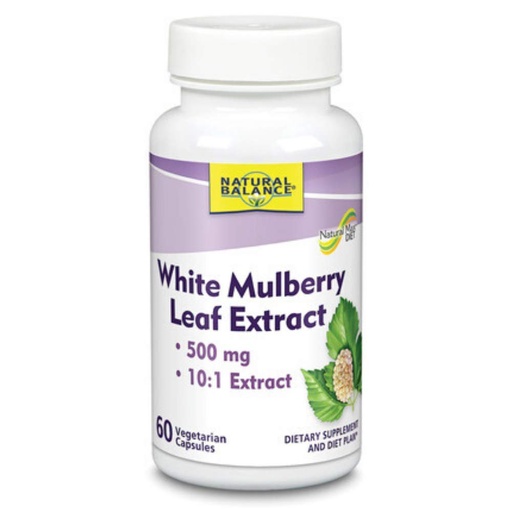 [BRSWKZTZAIFWCCLU] Natural Balance White Mulberry Leaf extract | 60ct