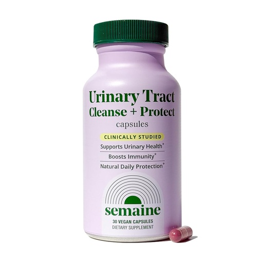[BRSRGGD6OADRMHL5] Semaine Urinary Tract Cleanse & Protect - 30 ct, Bladder Support Supplement for Women, Flushes Urinary Tract. Combines Cranberry Proanthocyanidins with Hibiscus