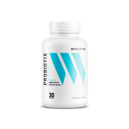 [BRSRGYLYO4HAIFLZ] Swolverine Probiotix | Advanced Probiotic Supplement, DE111 Bacillus Subtilis, Digestive Health, Gut Health, Immune System Support (30 Count (Pack of 1))