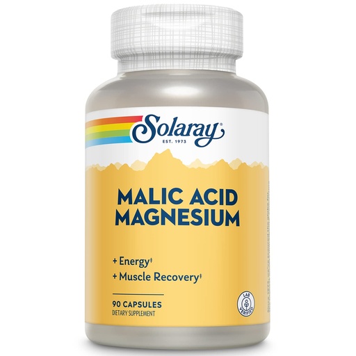 [BRSWIYTYO4GQAHLM] Solaray Malic Acid with Magnesium | 90 CT