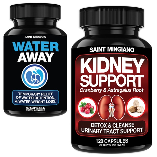 [BRSREGA3BV5W2HQ6] Kidney Support Cleanse Detox & Repair - with - Water Away - Diuretic Water Pills