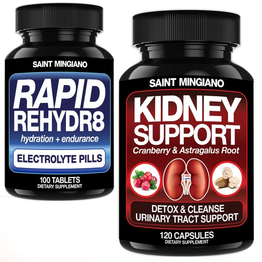 [BRSREGA3BYBAEDYV] Kidney Support Cleanse Detox & Repair - with - Rapid Rehydr8 Electrolyte Tablets