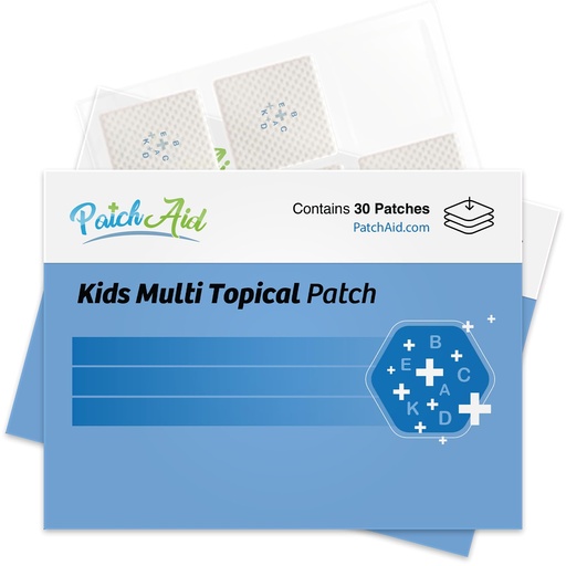 [BRSWYFDRCIGRQ2YY] PatchAid Kids Multi Plus Topical Patch with Omega-3 30-Day Supply