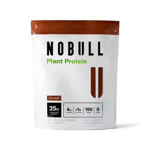 [BRSRGGQ2CUAW2ELJ] NOBULL Plant-Based Protein | Clean Plant Protein Powder for Muscle Growth, Recovery & Performance Nutrition, Chocolate, 30 Servings