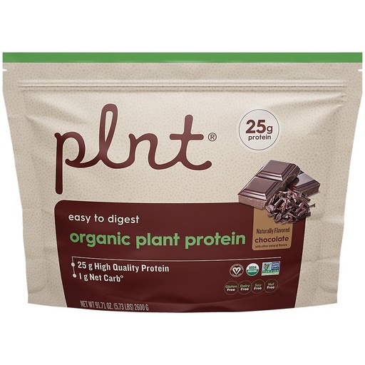 [BRSROALQOB5AG2DB] Organic Plant Protein Powder a Chocolate a 5.73 lbs./65 Servings