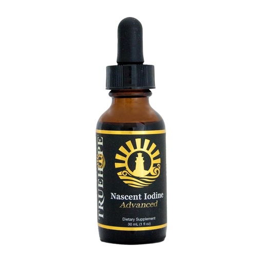 [BRSRAAIFBUHGOFI3] Truehope Pure Nascent Iodine Liquid Supplement - Better Absorbing Than Potassium Iodide & Sodium Iodide, No Fillers, Binders or Additives, Pure Nascent Iodine Advanced 2% Drops 1 Fl Oz, 30 ml