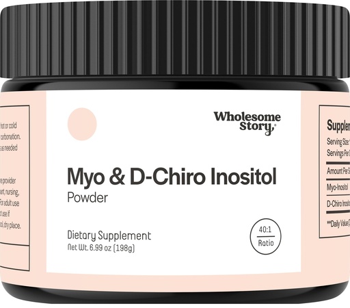 [BRSWGCYQBZ7REHLB] Myo-Inositol & D-Chiro Inositol Supplement Powder for Women | Hormonal Balance & Healthy Ovarian Function Support | Vitamin B8 | Great Alternative to Capsules | 40:1 Ratio | 90 Servings