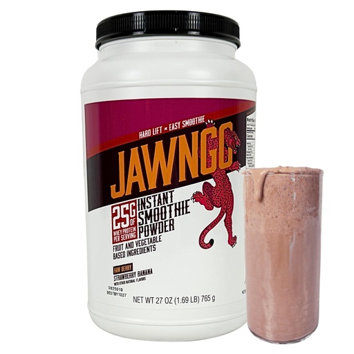 [BRSRGZQRBENGA3AY] Strawberry Protein Smoothie Powder – 25G Whey Protein + Real Fruits & Vegetables – Blueberry, Strawberry, Banana, Spinach, Turmeric, Coconut Milk – Smooth Texture, Great Taste – 15 Servings