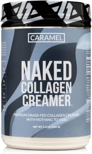 [BRSRAGD2CMIRM3DO] Naked Collagen Coffee Creamer - Caramel Collagen Creamer For Coffee - Dairy-Free, Gluten-Free, GMO-Free - Support Hair, Skin, and Nails - 40 Servings