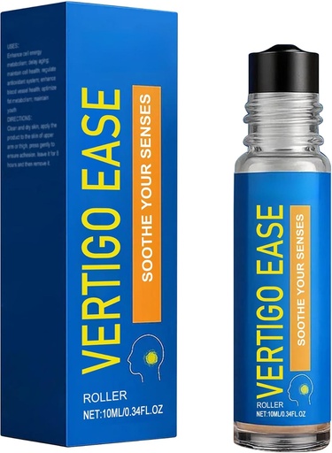 [BRSRECQFDIIQGDT5] Vertigo Relief Roll On, Soothing Roll-On for Head Comfort | Natural Essential Oil Blend to Ease Feelings of Dizziness - Promote Relaxation - Portable 10ml