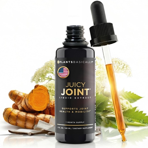 [BRSRAFI3PIGWMELK] Juicy Joint Extract -100% Plant-Based Joint Support Supplements for Women & Men |Supports Joint Mobility, Relief & Recovery |Fast Absorbing Formula| USA Made, Organic &Vegan| 1 Bottle, 30-Day Supply