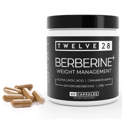 [BRSRGGIHOFYQGFDU] Berberine with Cinnamon Bark Extract – Herbal Daily Wellness Supplement for Metabolism & Digestive Support – 60 Capsules