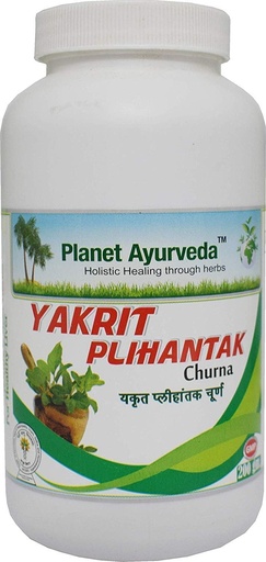 [BRSROHT6BEIW233K] Planet Ayurveda Yakrit Plihantak Churna Powder - 200 g - Ayurvedic Remedy by Planet Ayurveda - 1 Jars