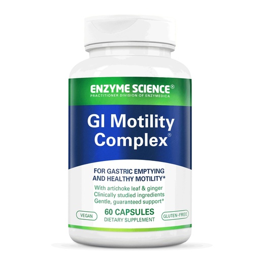 [BRSWGBQLAEHWM2DO] Enzyme Science GI Motility Complex, 60 Capsules – All Natural Digestive Enzyme Support – Gut Health Supplement– Supports Gastrointestinal Motility and Transport – Aids Small Bowel and Stomach